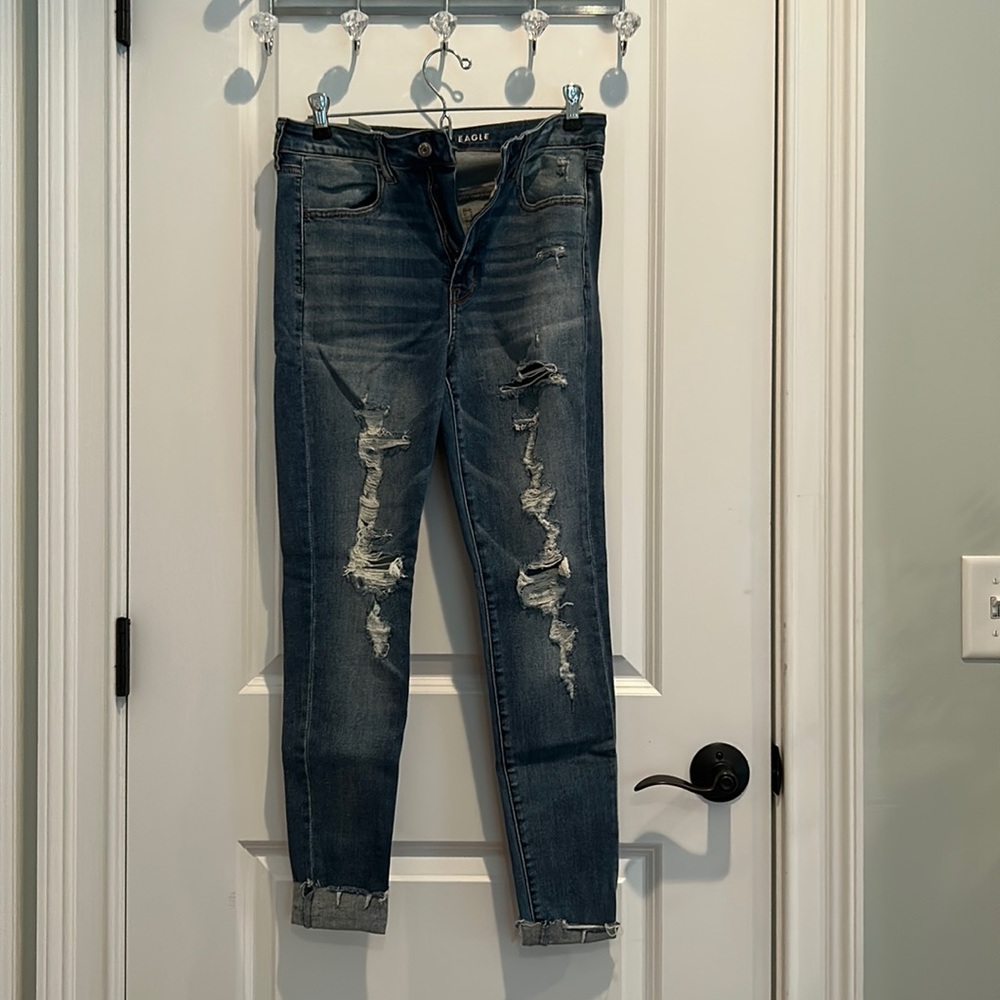 American Eagle AE Size 8 High Rise Next Level Stretch Jegging